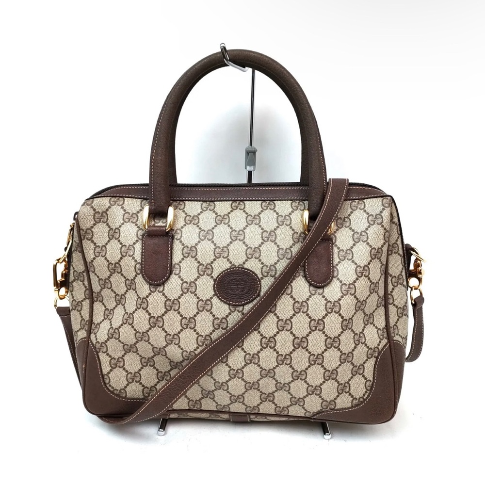 VTG GUCCI monogram 2-way bag